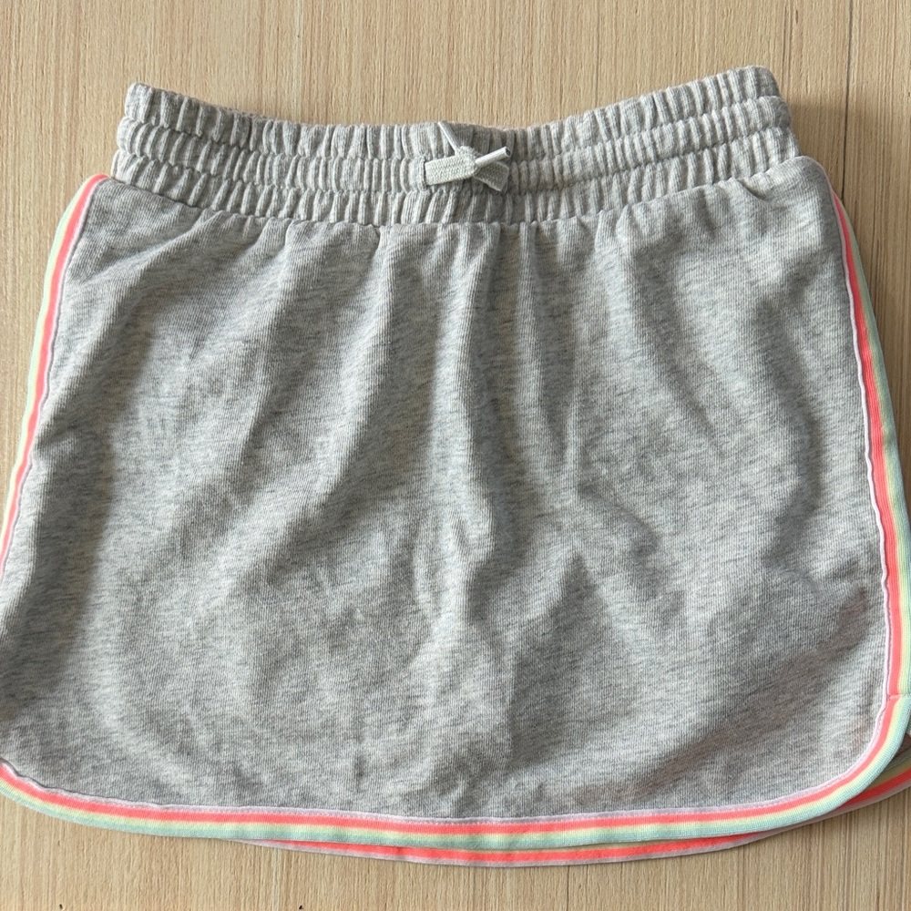 GAP Kids Gray Skort with Colorful Trim
